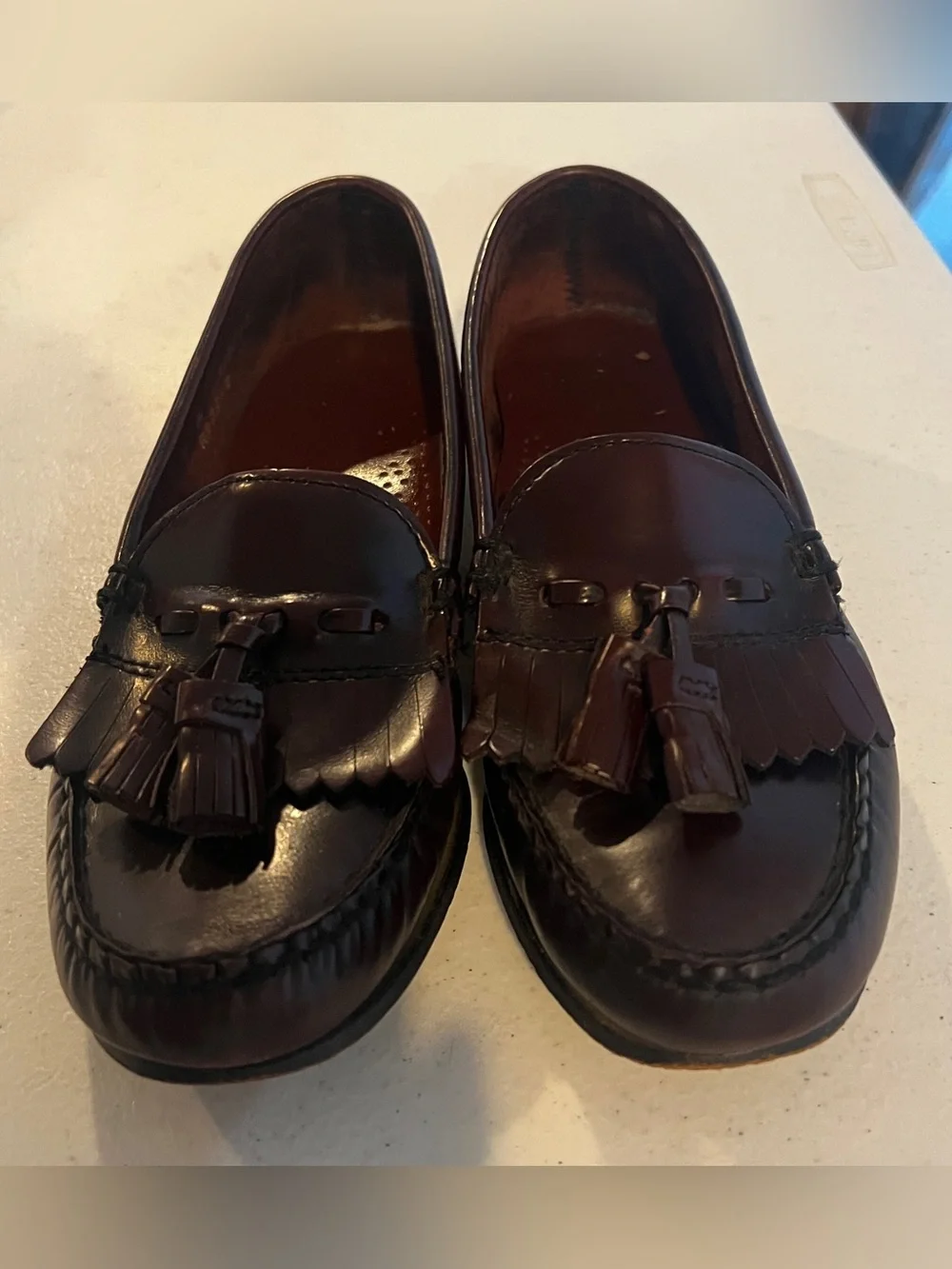 Dexter Boys Burgundy Tassel Loafers